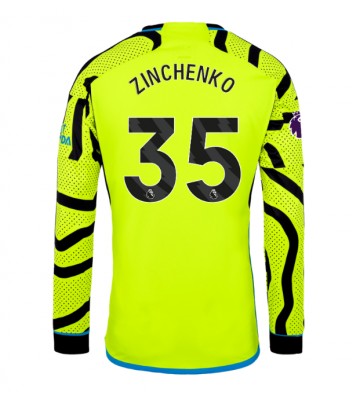 Maillot de foot Arsenal Oleksandr Zinchenko #35 Extérieur 2023-24 Manche Longue